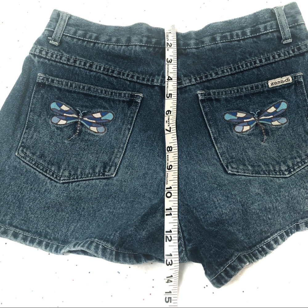 Vintage high rise thick Denim bootie shorts